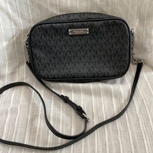 Michael Kors monogram black crossbody